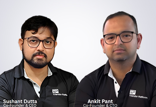 Sushant Dutta, Cofounder & CEO, 1VP and Ankit Pant, Co-founder & CTO, 1VP